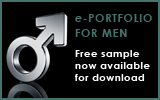 e-portfolio for men - free sample